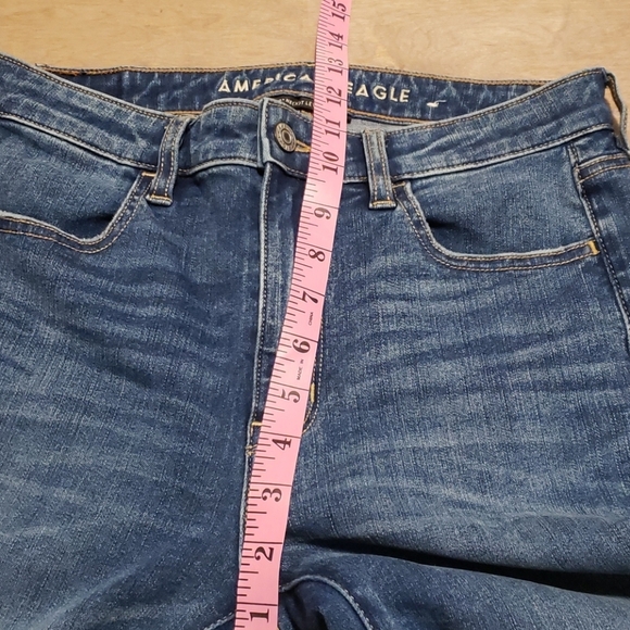 LADIES AMERICAN EAGLE SZ 6 SUPER HI RISE JEGGING - Picture 8 of 11